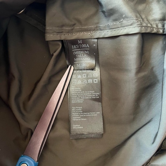 ALL SAINTS SHADOW KHAKI GREEN "CRAZE" TECH RAIN JACKET COAT - MEDIUM - Picture 8 of 8